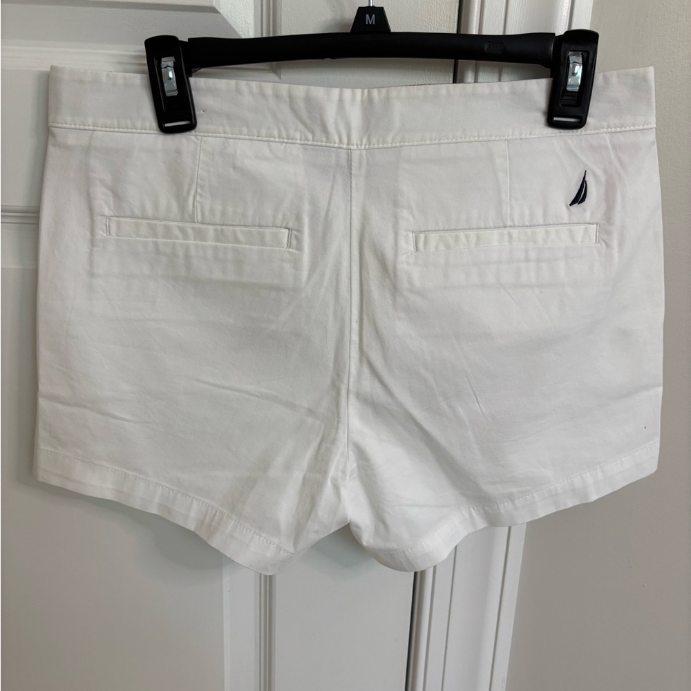 Nautica white Women's Sailor Button Shorts - Picture 2 of 7